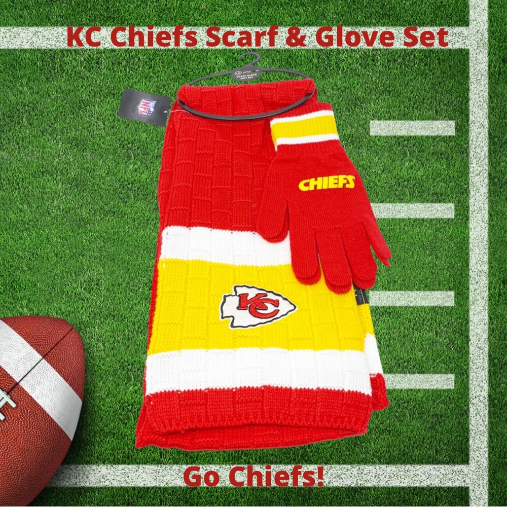Little Earth NFL Unisex NFL Scarf & Glove Gift Set